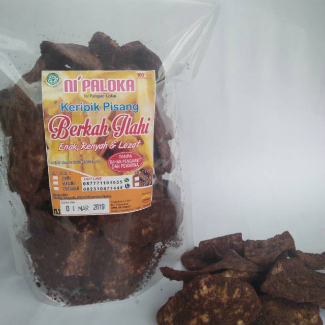 

Keripik pisang coklat