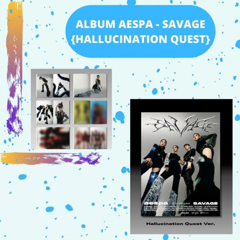 ALBUM AESPA - SAVAGE (HALLUCINATION QUEST)