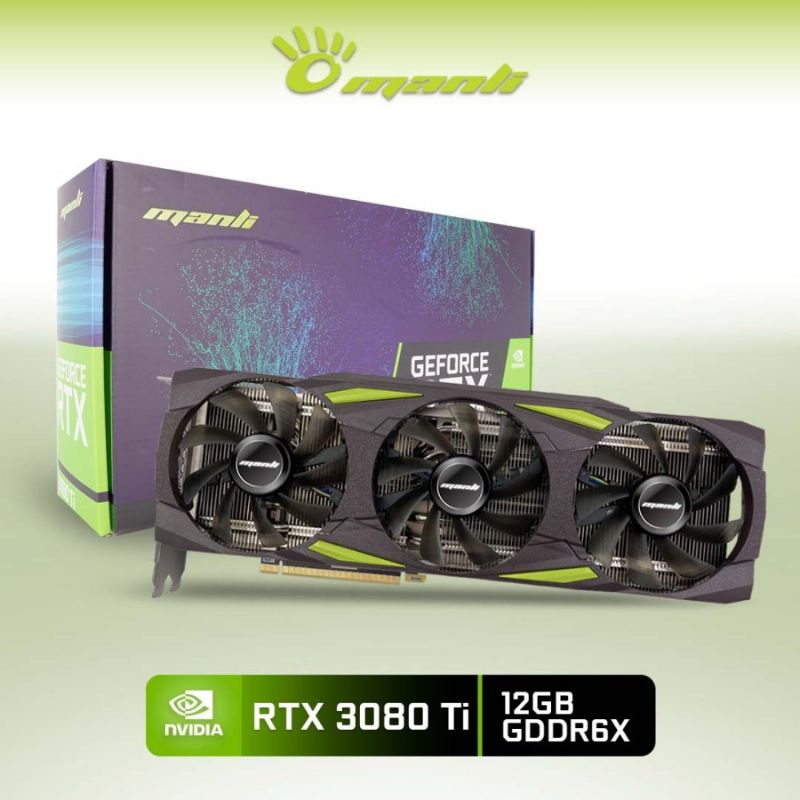 VGA NVIDIA MANLI RTX 3080 TI 12GB DDR6X 384 BIT REAL CAPACITY