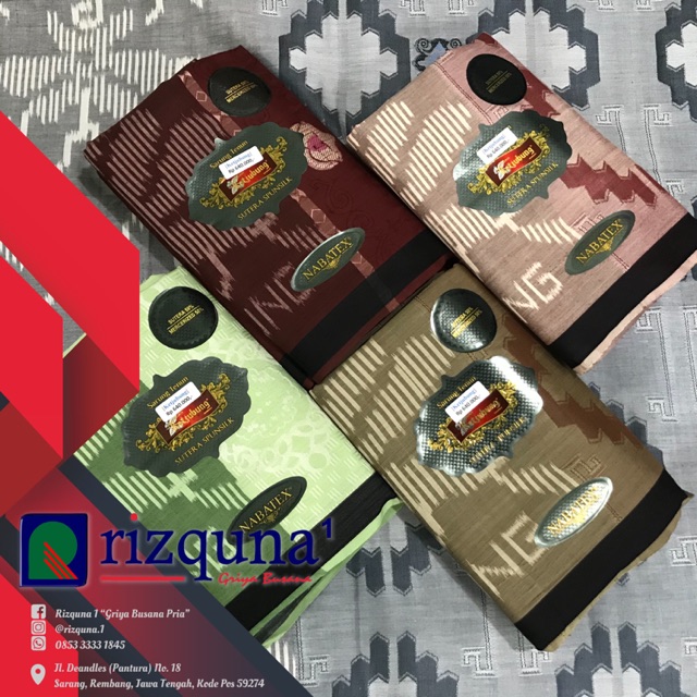 SARUNG KETJUBUNG SKJ 50% SUTRA