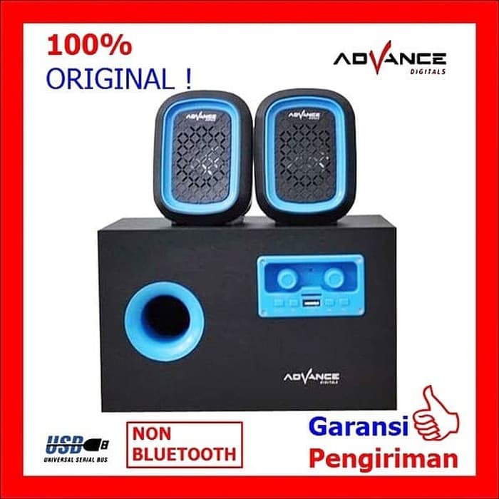 Murah unik peralatan Dapur Speaker Aktif Non Bluetooth Advance DUO 600 Nie_thaaa Shop