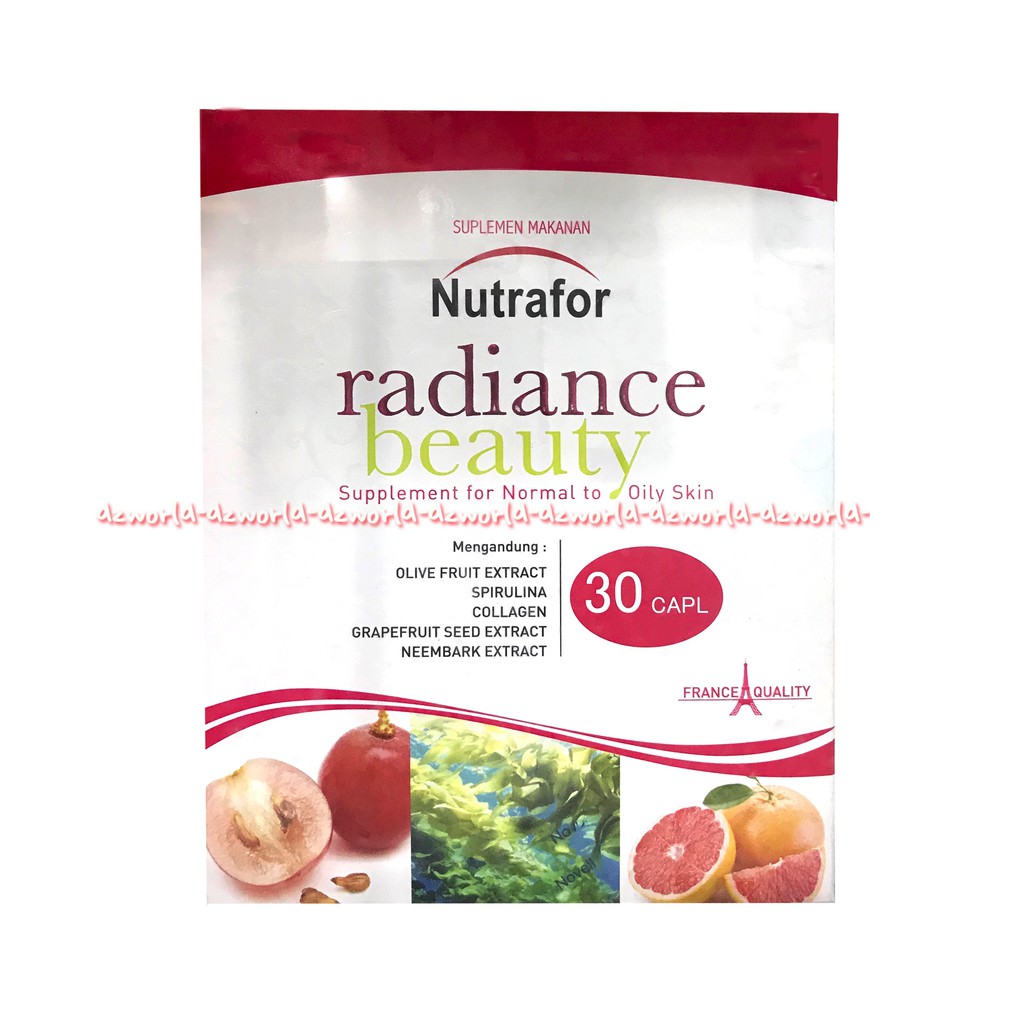 Nutrafor Radiance Beauty Supplement For Nomal To Oily Skin 30 Capsules memelihara kesehatan kulit