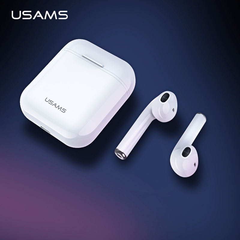 TWS Wireless Bluetooth headset untuk iPhone Headphone untuk Samsung Xiaomi dengan Charging Box