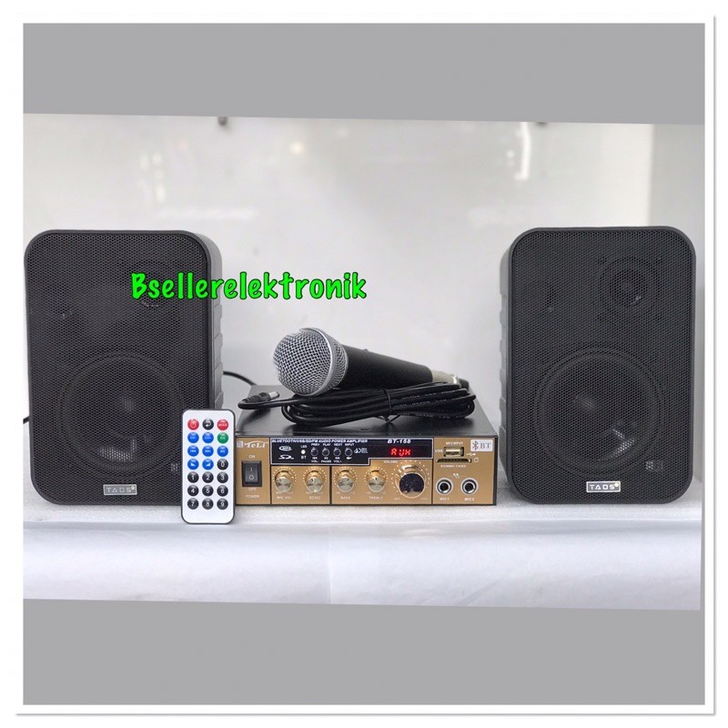 Paket karaoke Mini Murah plus Mic Kabel