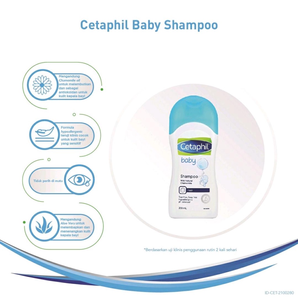 CETAPHIL BABY SHAMPOO 200ML / SHAMPOO BAYI