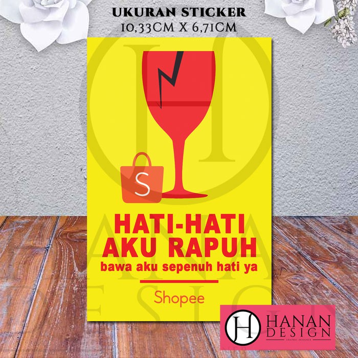 

Stiker Fragile Pengiriman Olshop Motif Marketplace Shopee