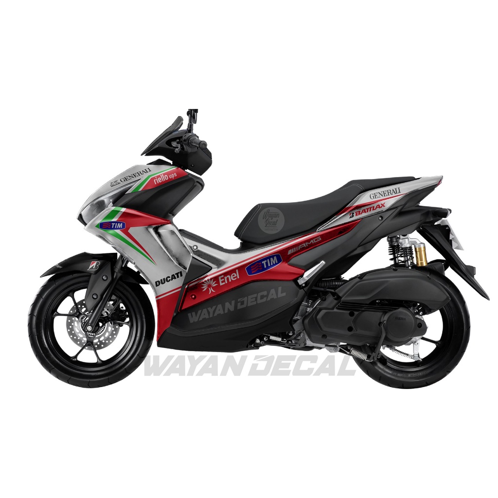 DECAL ALL NEW AEROX 155 ROSSI DUCATI