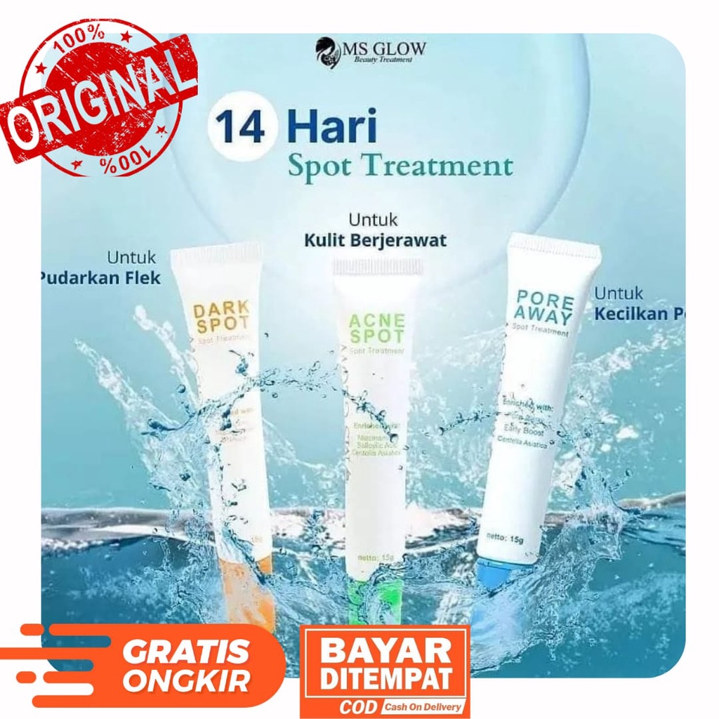 SPOT TREATMENT MS GLOW | acne spot ms glow | pore away ms glow | dark spot ms glow | spot treatment 