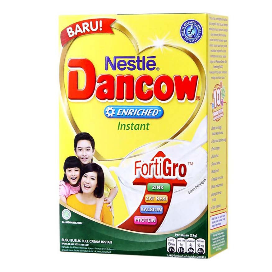 

SUSU DANCOW FORTIGRO FULL CREAM INSTANT 800 GR