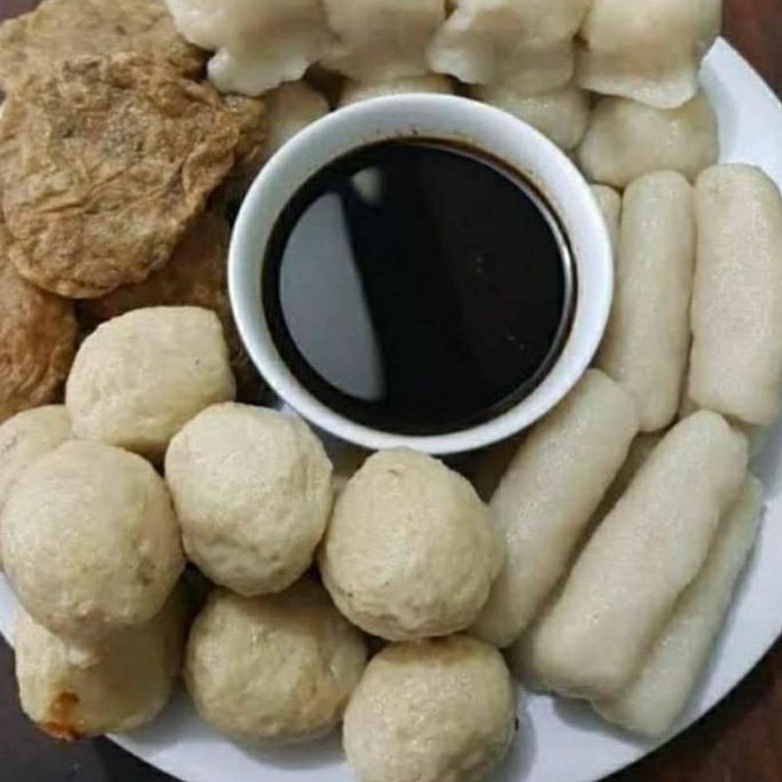 

MIX 25PCX/25PEMPEK CAMPUR FREE CUKA KENTAL PEDAS IKAN ASLI KHAS PALEMBANG