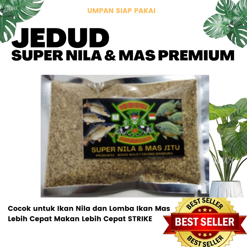 Umpan Ikan Nila Mujaer Umpan Ikan Mas Super Nila Jitu Jedud