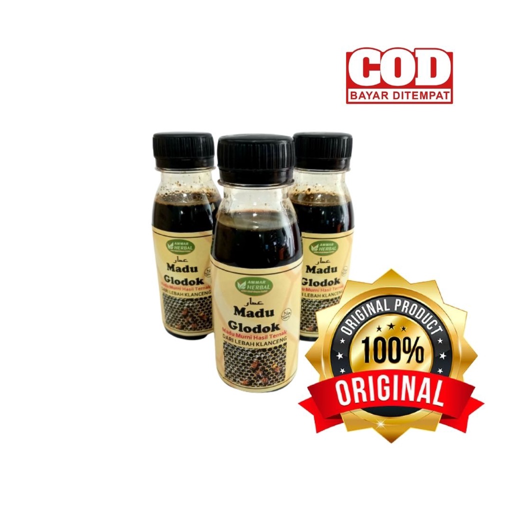 

MADU GLODOK HITAM LEBAH KLANCENG MADU MURNI MADU ASLI 160 ML
