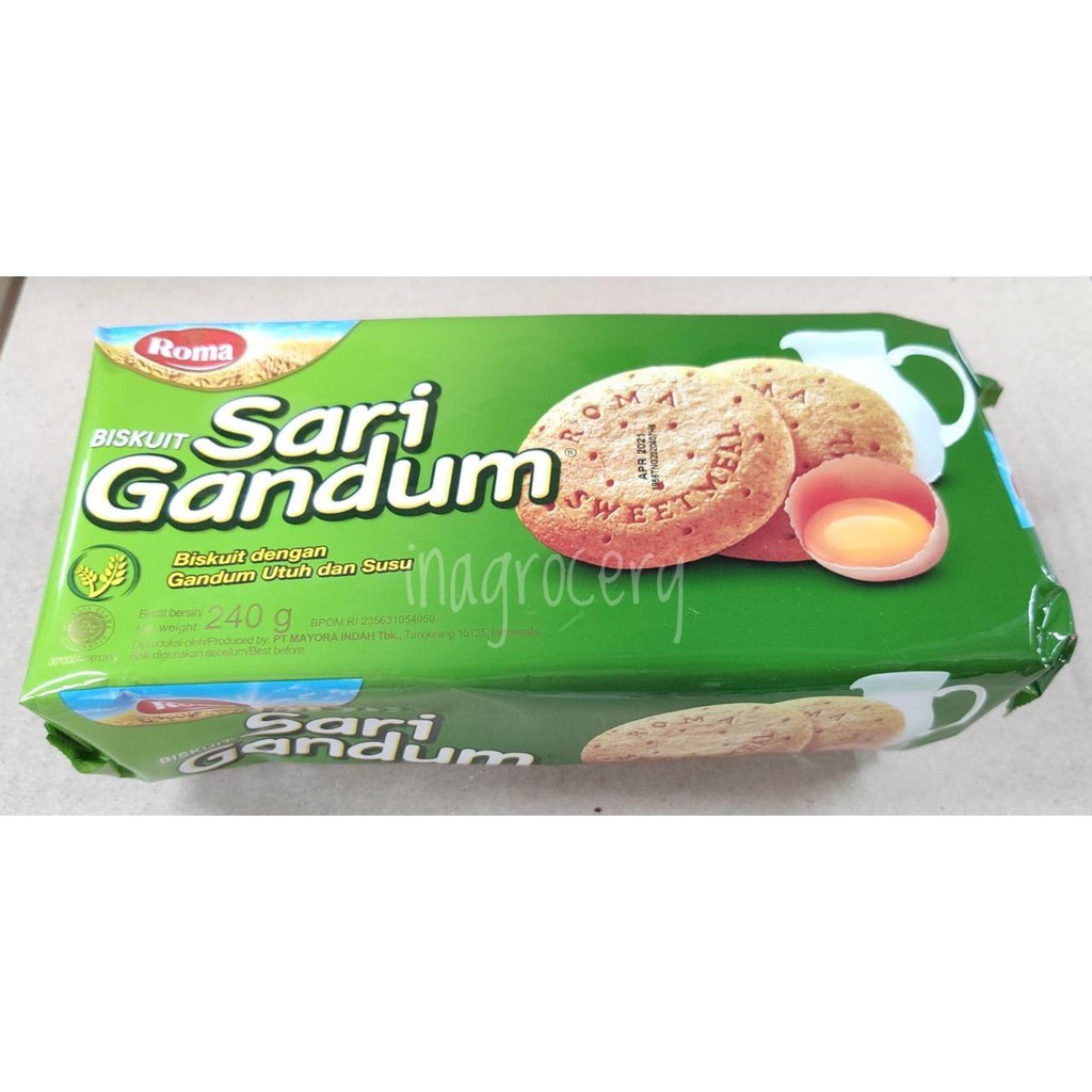 

ROMA SARI GANDUM BISCUIT 240gr