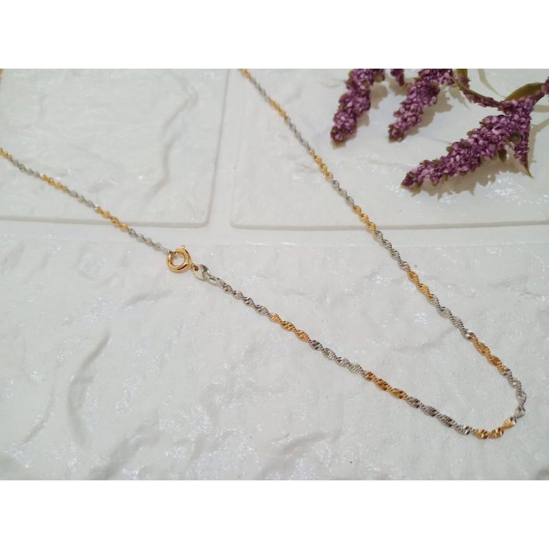 KALUNG TITANIUM WANITA KALUNG KOMBINASI ULIR