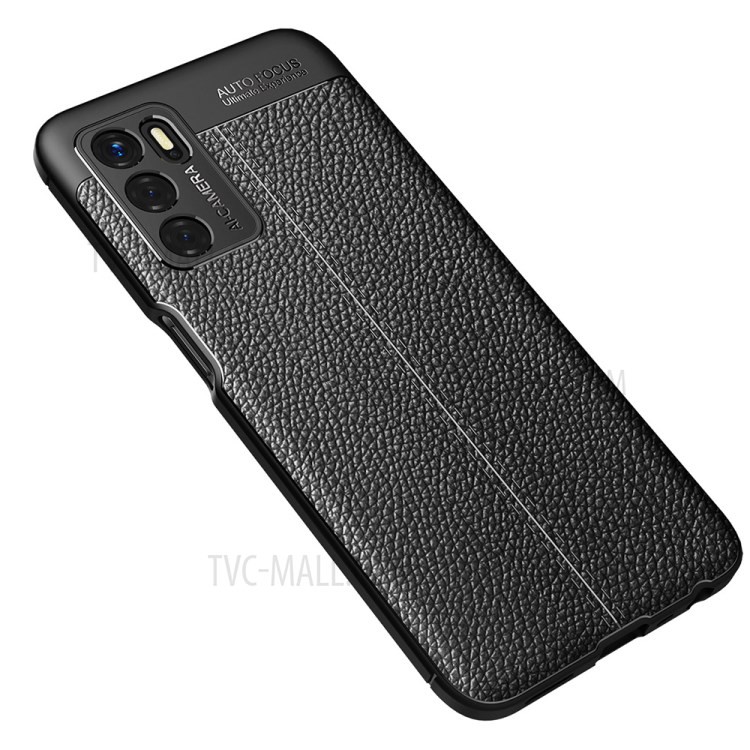 Autofocus Case Oppo A16 / A54s Softcase Hitam Case Kulit Jeruk