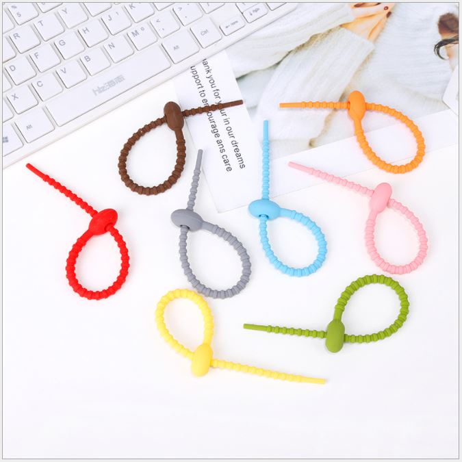 Kabel Ties Cable Tie Kabel Tis Silicone Multifungsi lucu 21 cm