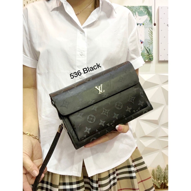 Handbag Clutch Louis Vettio Premium Pria/Wanita Quality Import