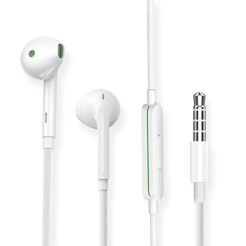 Earphone oppo Bass Stereo Reno Series Headset oppo A33/A53/A54/A52/A92/A5/A9/F5/F7/F9/F11/A15S/A16/Reno 4 4f 5 6 [PACK-RENO 5]