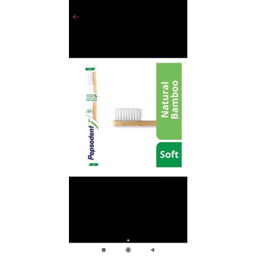 sikat gigi soft bambu bamboo pepsodent isi 1