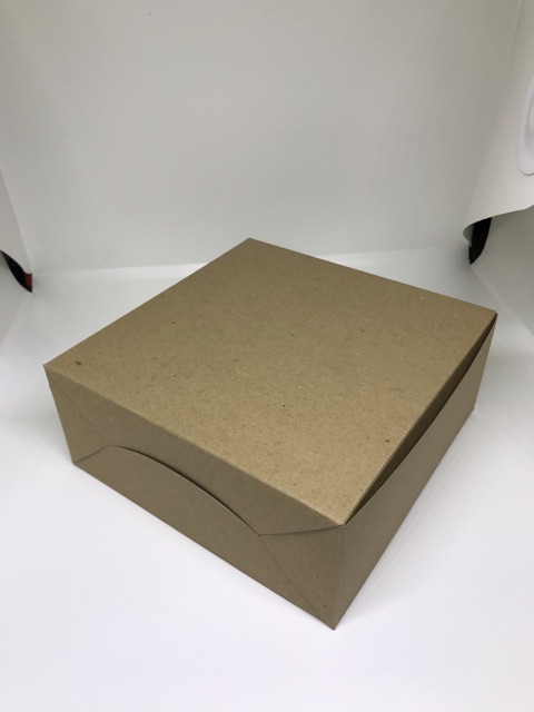 Box 20x20x7,5cm / box kraft (Tanpa Laminasi) - B 05/K3 (R10K)