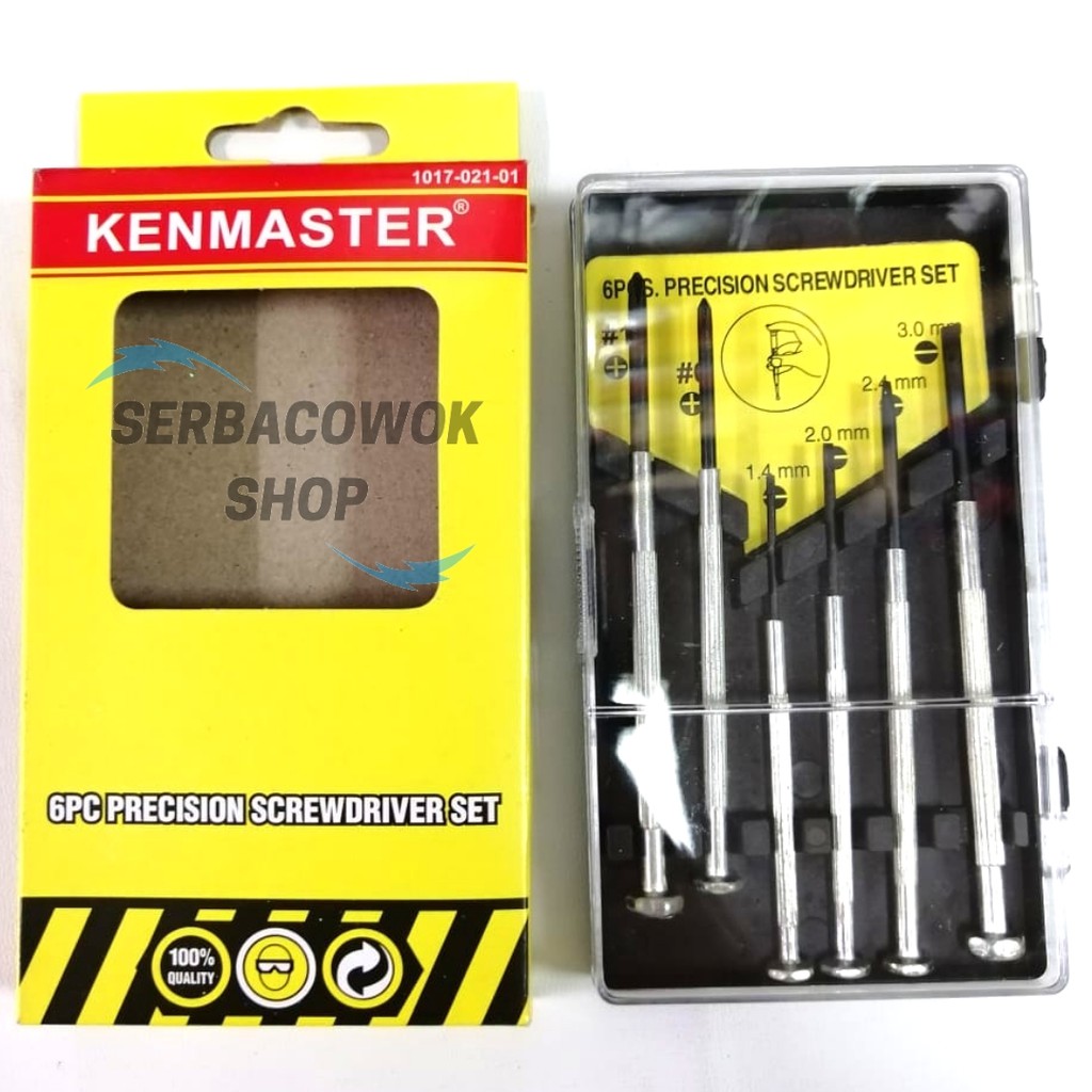 Kenmaster Obeng Jam 6 Pcs Precision Screwdriver Set Termurah Berkualitas