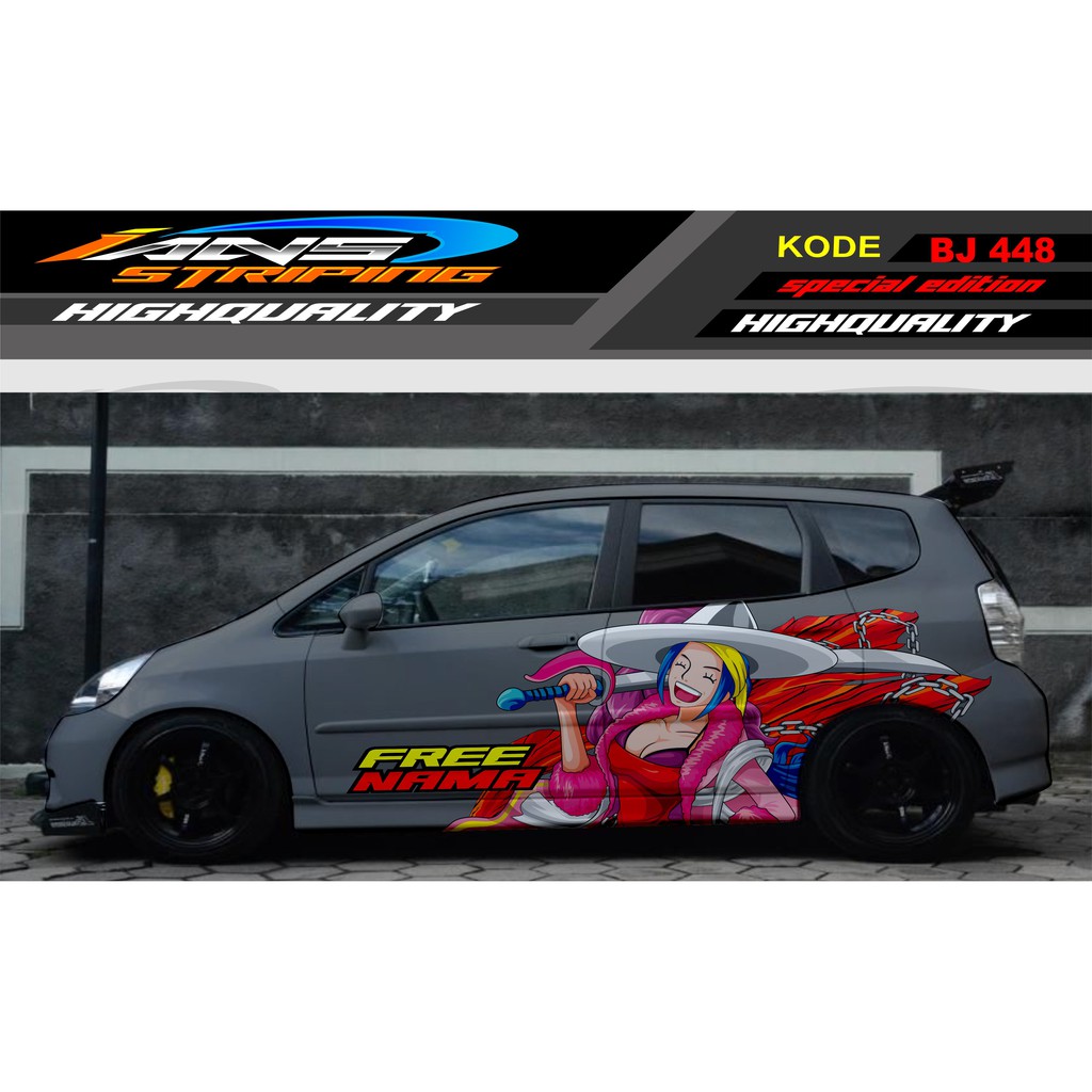 VARIASI STICKER MOBIL JAZZ, BRIO, AGYA , SWIFT / DECAL STICKER MOBIL JAZZ / STIKER MOBIL ANIMASI