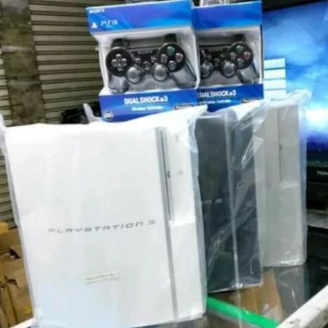 PS 3 FAT HARDIS 500 GB FULL GAMES PS3 SONY 2 STIK WIRLES VERSI TERBARU