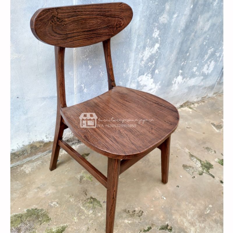 Kursi Cafe Kursi makan Rustic