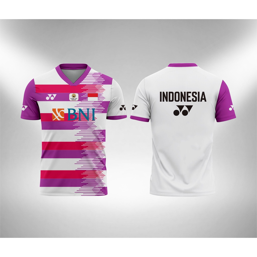 Jersey Printing Badminton Indonesia 2021 Ungu