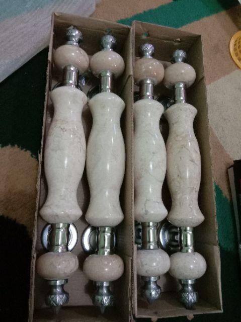 Paket Handle Pintu Marmer 33cm 2set+body Pelor