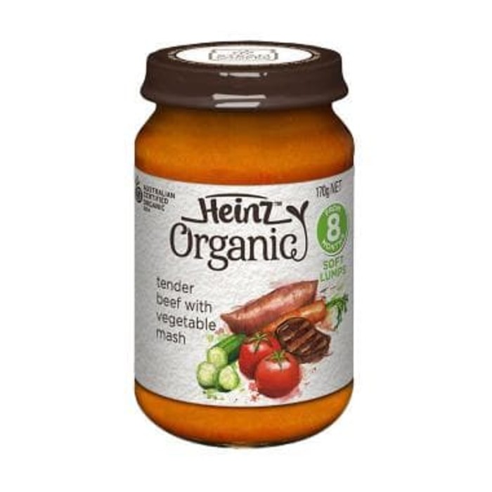 terlaris Heinz Farley Mum Recipe (Tender Beef, Organic, Veggie Mash) murah
