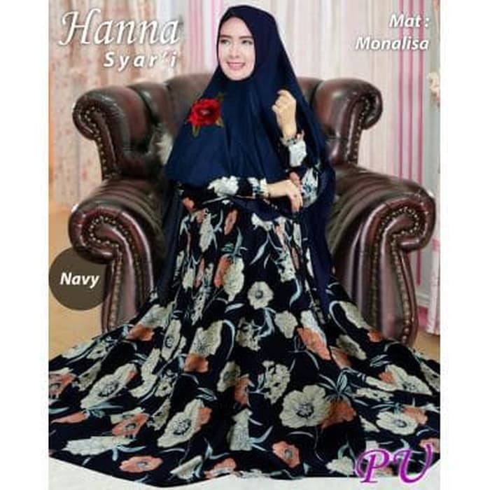 Eksklusif  HANNA SYARI  PU  BAJU MAXI DRESS MUSLIM BUSUI GAMIS WANITA DEWASA   PINK   Terbatas