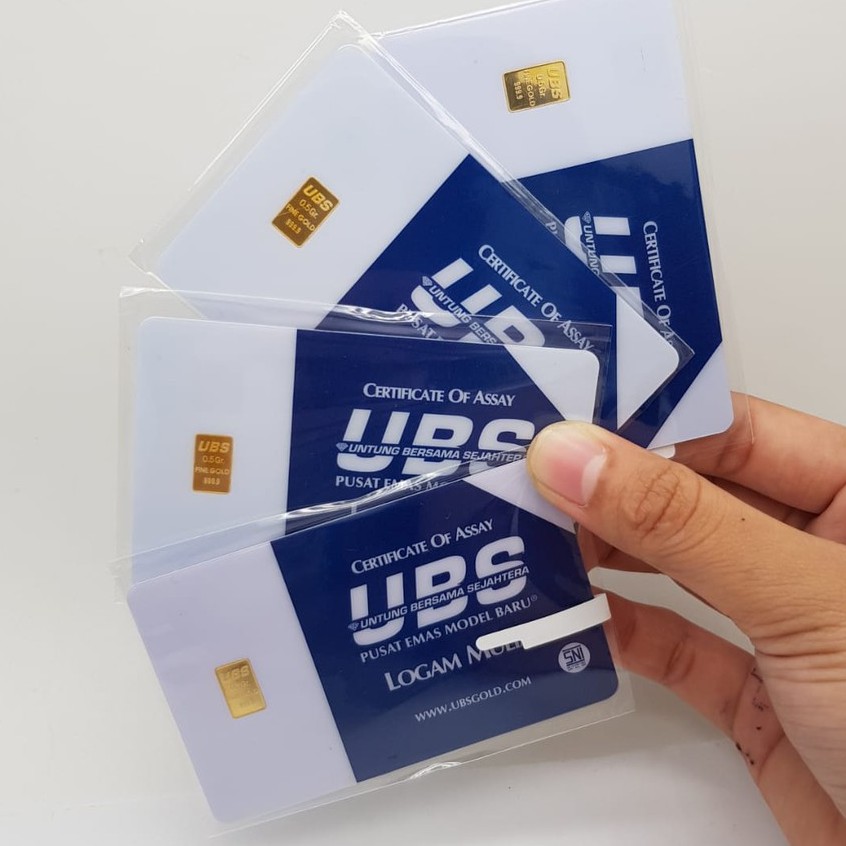 UBS minigold 0.1gr  0.25gr 0.5gr 1gr 999.9 FINE GOLD LOGAM MULIA | GOLD BAR