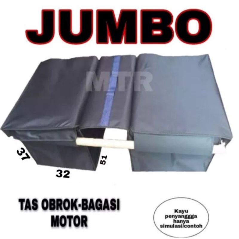 TAS OBROK MOTOR JUMBO, MURAH MERIAH BERKUALITAS,BAHAN ORIGINAL,ANTI AIR