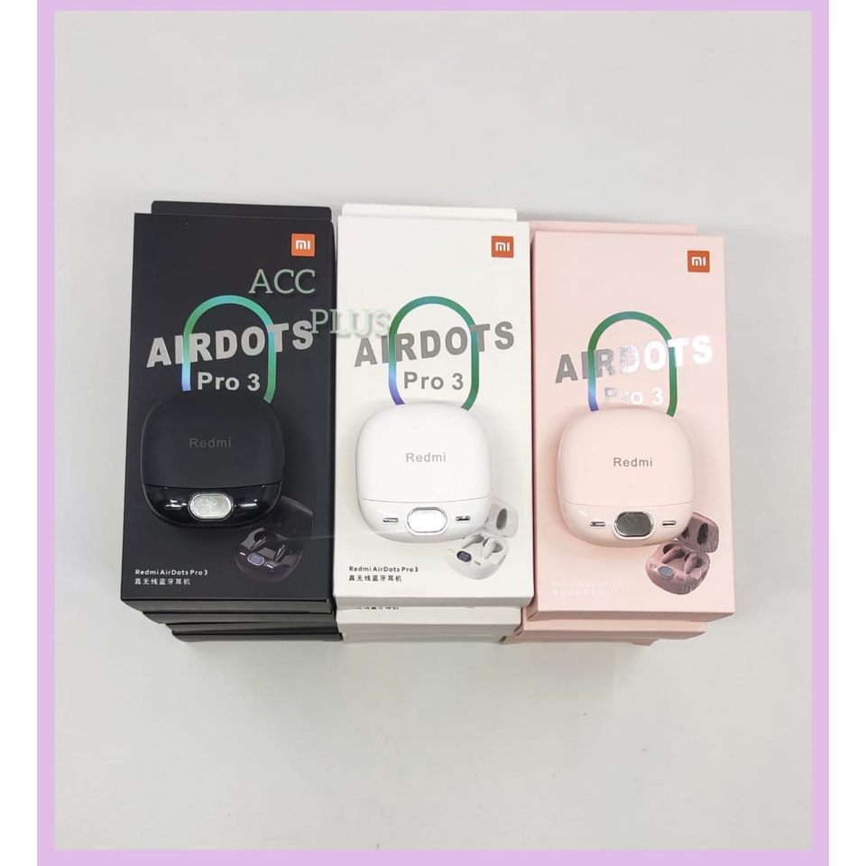 Terbaru Xiaomi Redmi Airdots pro 3 TWS Wireless Redmi Airdots Headset Bluetooth Model Panjang