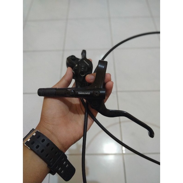 Brakeset Hidrolik Shimano MT201 Belakang Saja Rem Sepeda