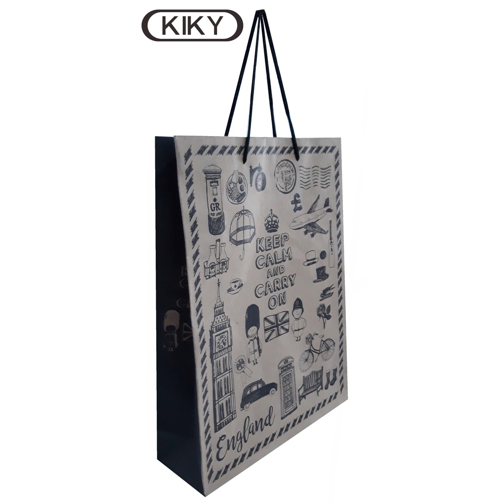 Kiky Paper Bag / Tas Tali / Tas Kertas Kraft Ukuran Jumbo ( 45 x 32.8 x