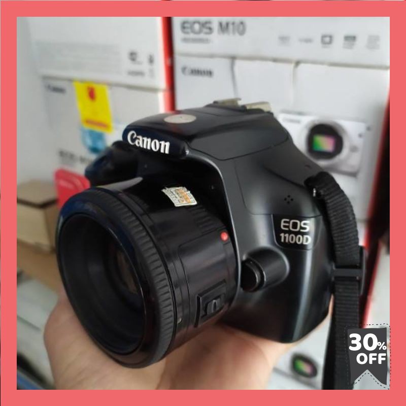 CANON 1100D Lensa Fix 50mm F1.8 Yongnuo Kamera DSLR