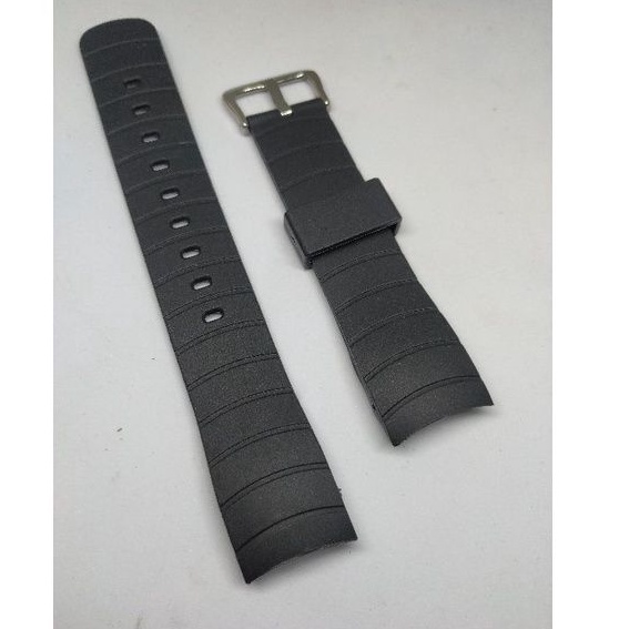 STRAP TALI JAM TANGAN QQ M122 M-122 QNQ M122 Q&Q M122 M 122 WARNA HITAM
