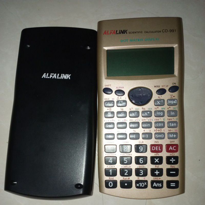 calculator scientific ALFALINK CD-991 + buku petunjuk |second hand