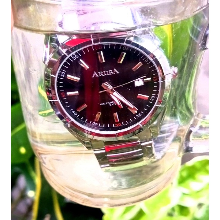 Jam Tangan Pria Original | Jam Tangan Aruba  Lapisan Perunggu/Garansi 1Tahun