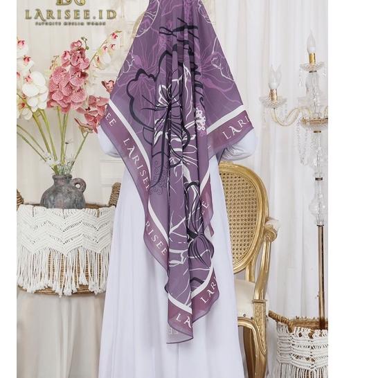 khimar printing larisee motif 01 by nf collection/khimar printing premium/khimar sultan ori/khimar m