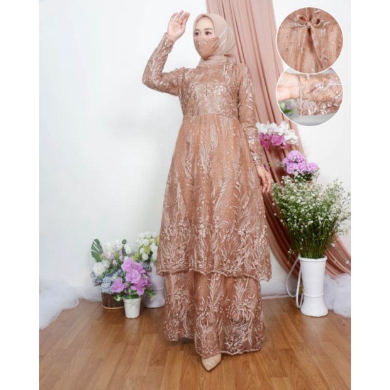 COD GAMIS KIRANIA/DRESS TILLE/GAMIS TULLE KEKINIAN