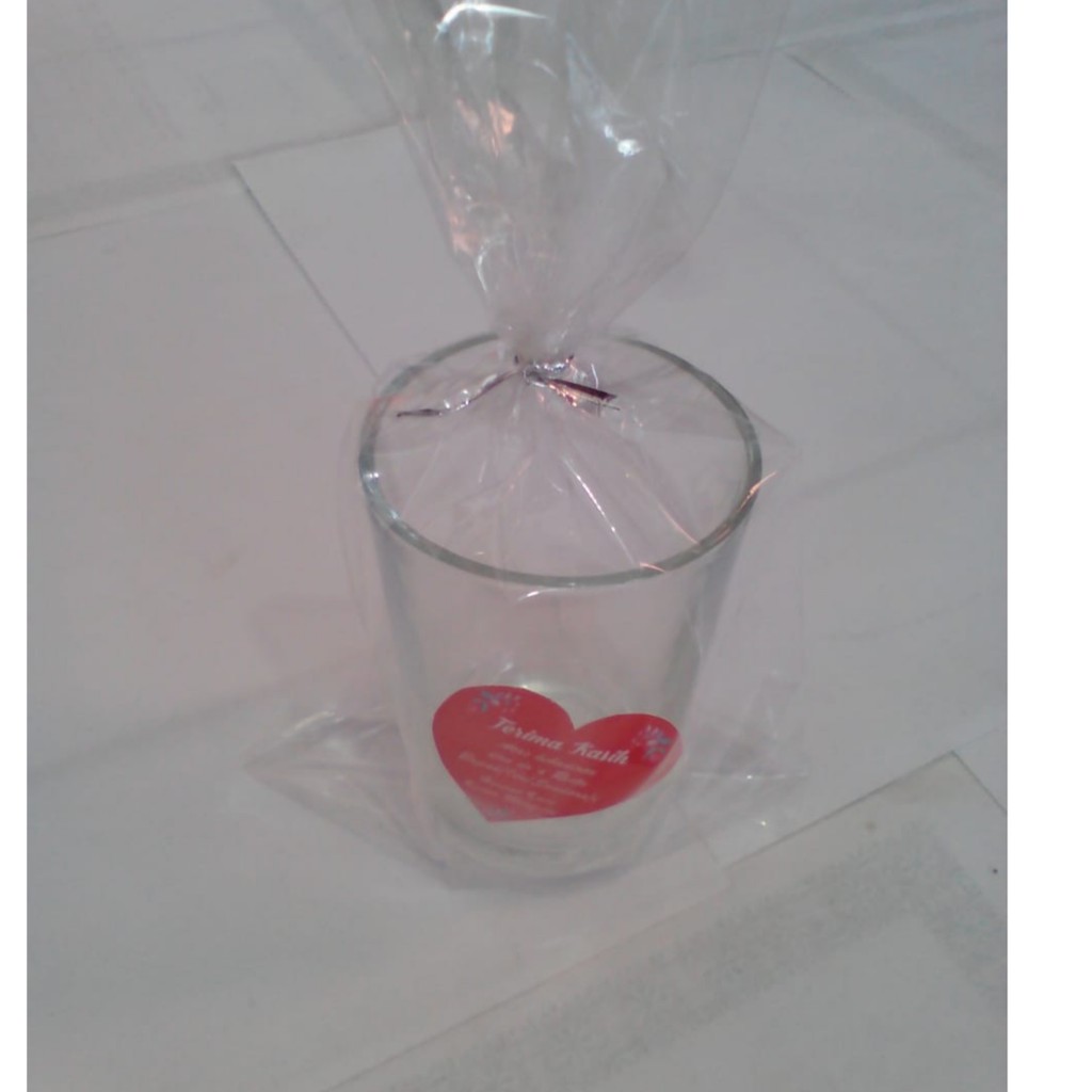 gelas polos kecil souvenir