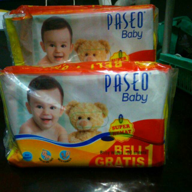 Paseo Baby Wipes 50's
