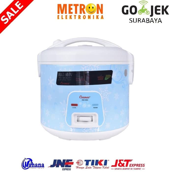 Cosmos CRJ 6303 Rice Cooker Biru MAGIC COM 1.8L CRJ6303