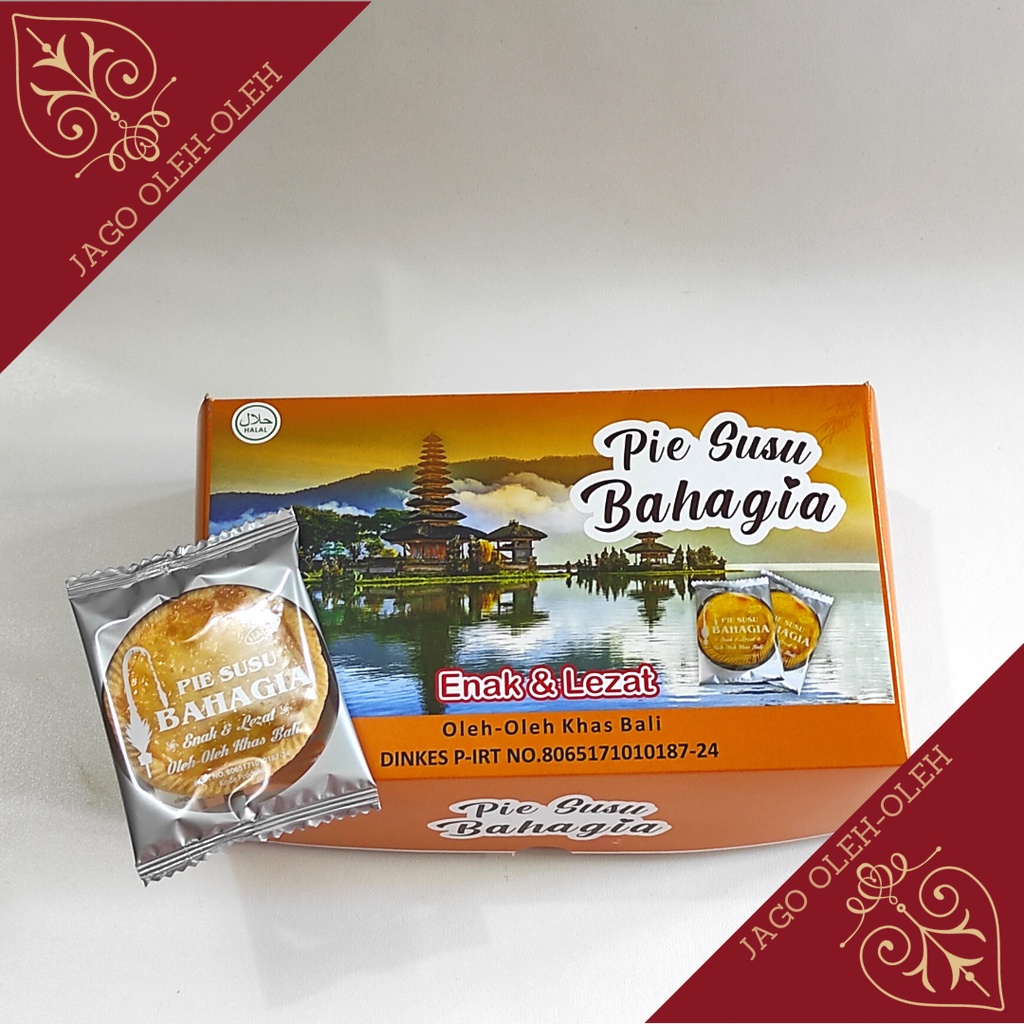 Pie Susu Bahagia Original Susu isi 25pcs - Pie Asli Bali