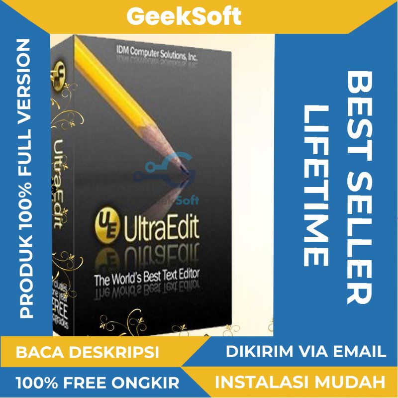 [FULL VERSION] IDM UltraEdit 28 Pro Text Coding Edit GARANSI AKTIVASI