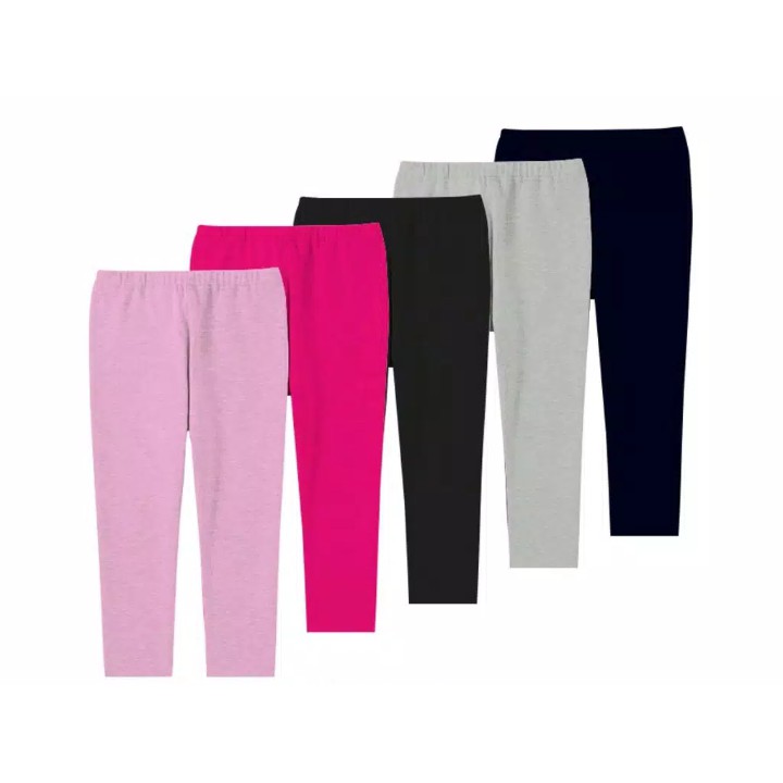 Legging polos panjang anak usia 5-10th