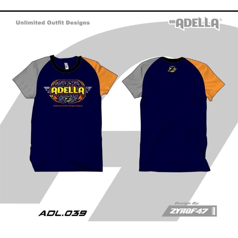 KAOS OM ADELLA AMC ORIGINAL 100%By Zyrof ADL 039-Kaos distro-Kaos kekinian-Pakaian pria wanita moder